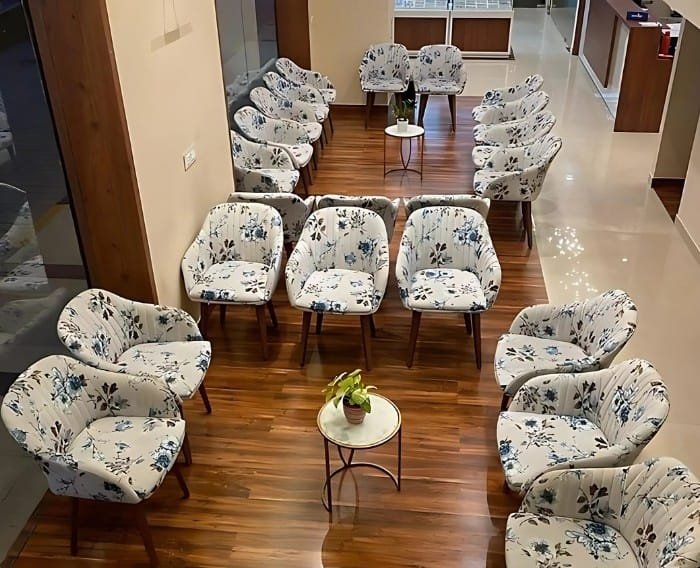 Waiting area at Krishna Netralaya Gurgaon